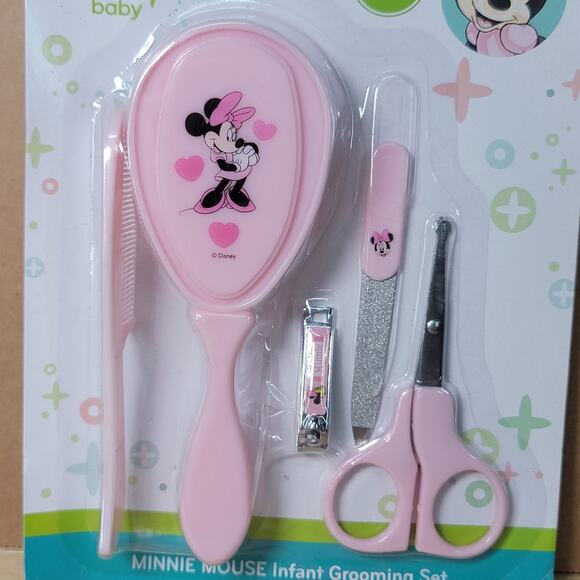 Disney Baby 5 Piece Minnie Mouse Infant Grooming Set NEW / SEALED - Picture 2 of 5